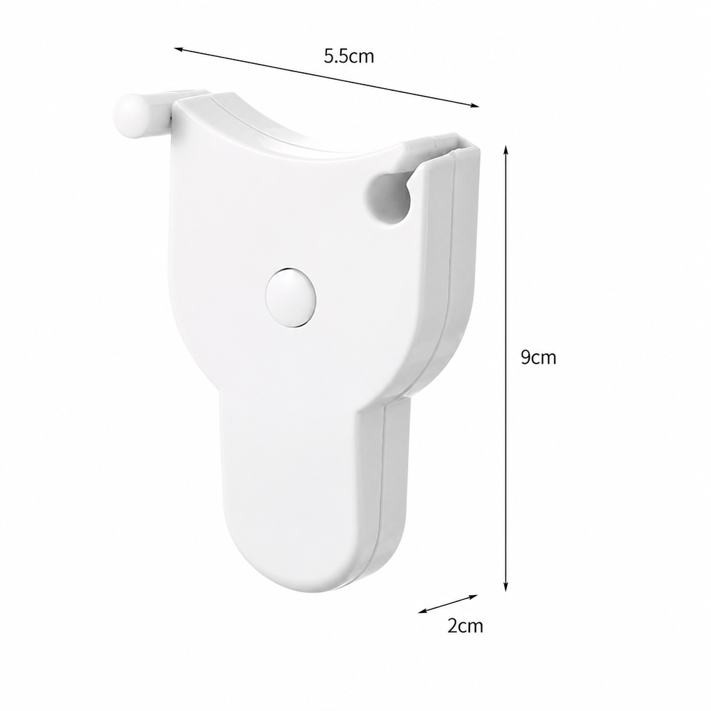 Retractable 3D Body Measuring Tape for Waist, Hips, Bust & Arms