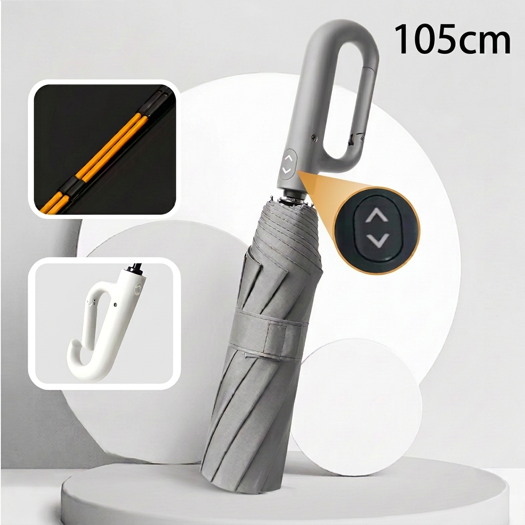 Premium Automatic Folding Umbrella for Sun & Rain – Compact & Windproof