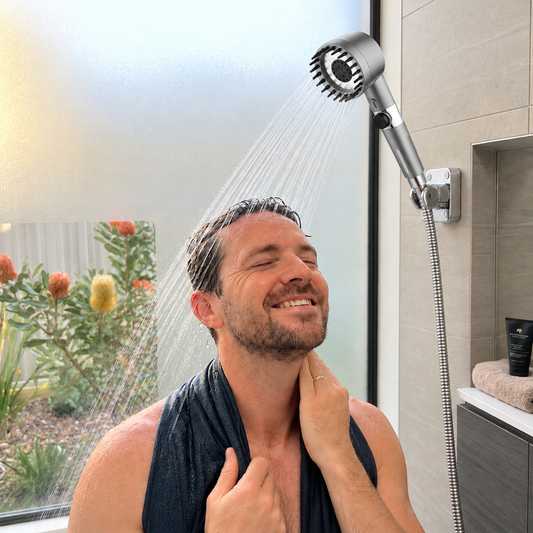 Filtered Shower Head with Multiple Spray Modes & On/Off Switch