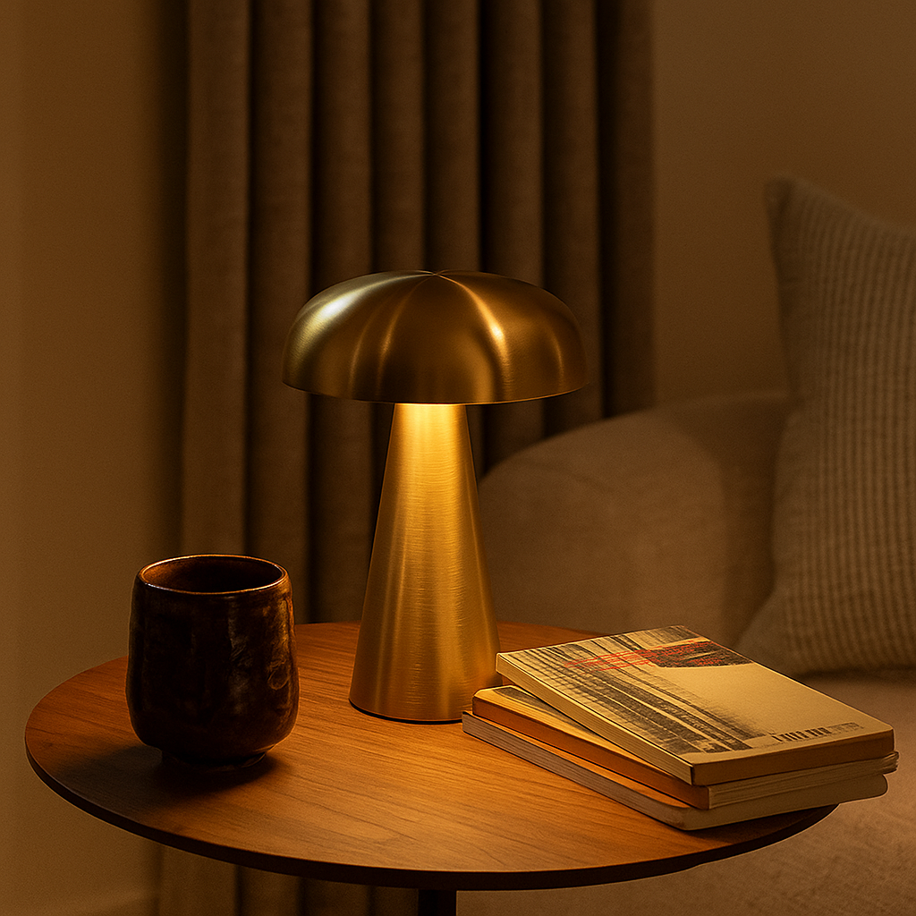Metal Mushroom Light