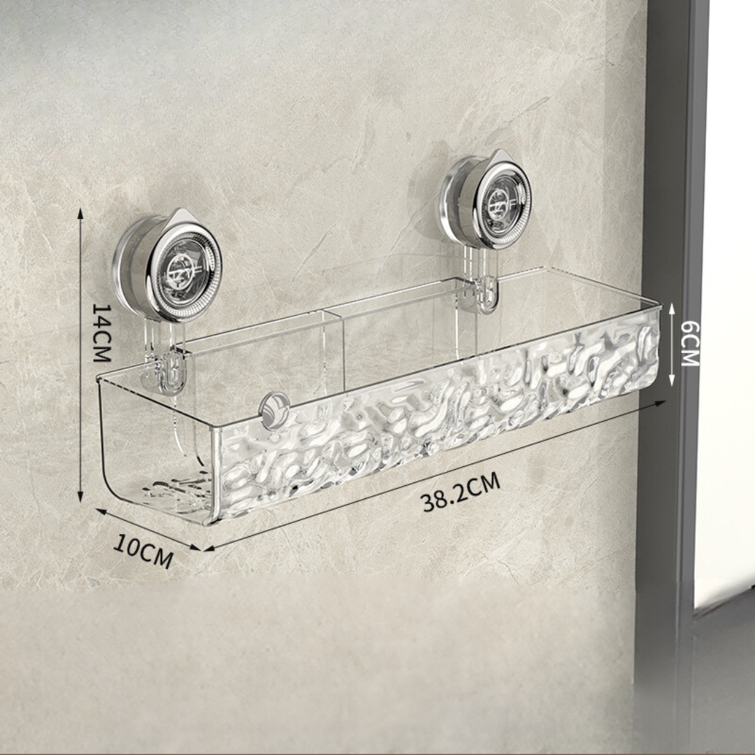 Bathroom Suction Cup Corner Shelf