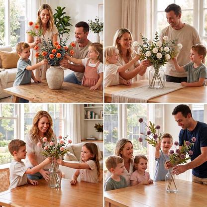 Artificial Mum & Eucalyptus Floral Arrangement