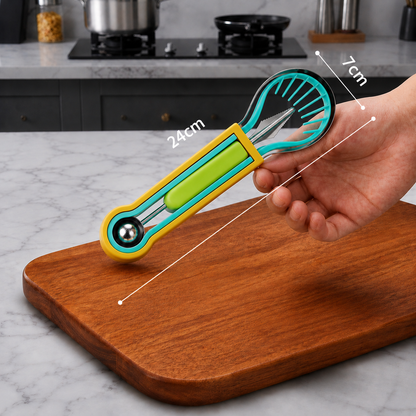 3-in-1 Fruit Carving & Baller Tool Set