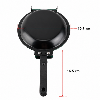Double-Sided Non-Stick Frying Pan – Flip Pan for Pancakes, Omelets & Bacon