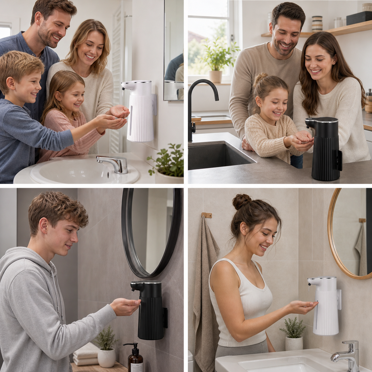 Touchless Automatic Sensor Soap Dispenser with Adjustable Dispensing Levels