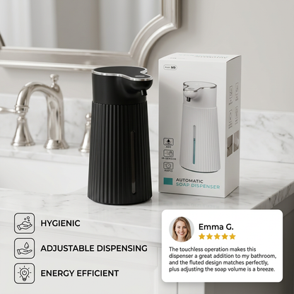 Touchless Automatic Sensor Soap Dispenser with Adjustable Dispensing Levels