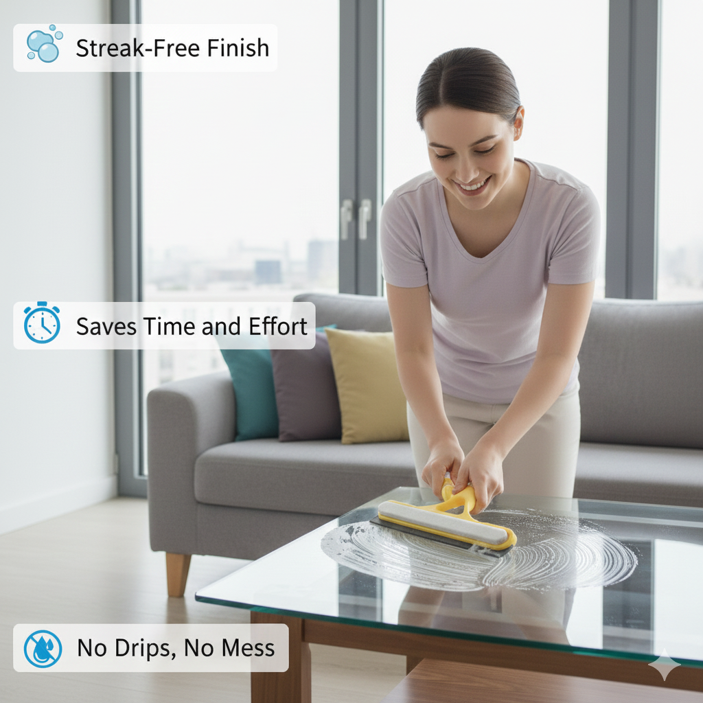 CrystalClean 3-in-1 Glass Cleaning Wand