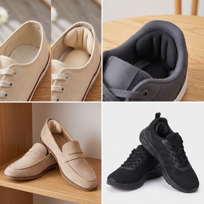 Soft & Breathable Double-Layer Foam Heel Cushions
