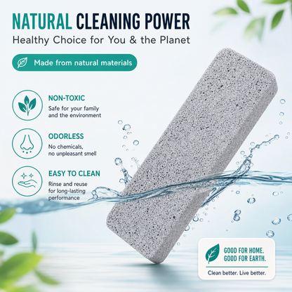 Reusable Pumice Scouring Pads for Tough Household & Kitchen Cleaning