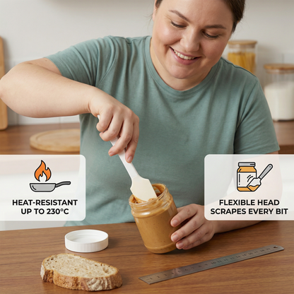 Multifunctional Heat-Resistant Mini Silicone Spatula