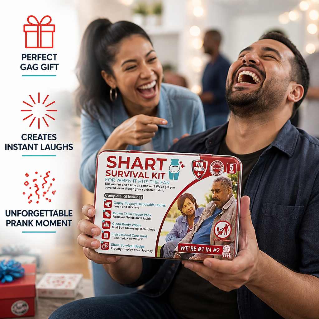 Funny Shart Survival Kit – Ultimate Poop Prank Gift Set