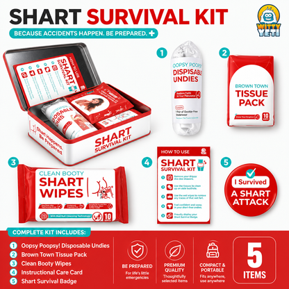Funny Shart Survival Kit – Ultimate Poop Prank Gift Set
