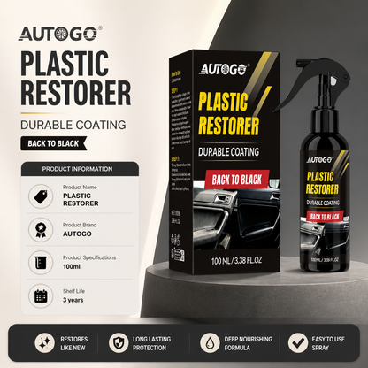 Car Plastic & Trim Restorer with UV Protection