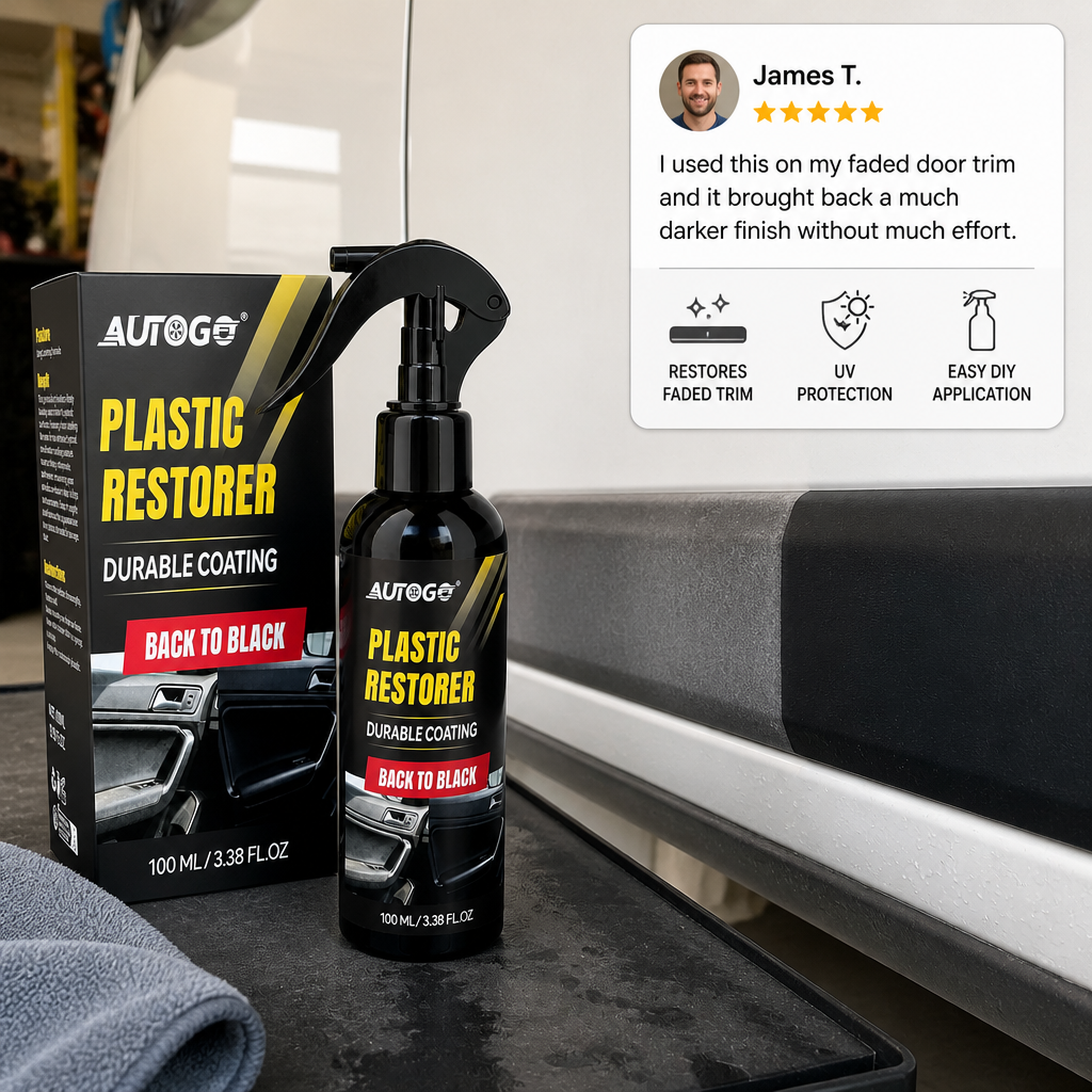 Car Plastic & Trim Restorer with UV Protection