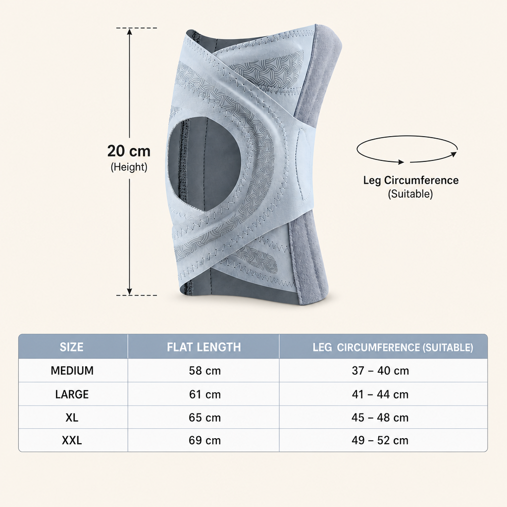 Adjustable Cross-Strap Compression Knee Brace for Sports & Joint Support