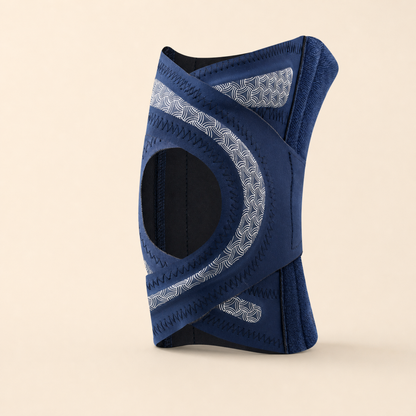 Adjustable Cross-Strap Compression Knee Brace for Sports & Joint Support