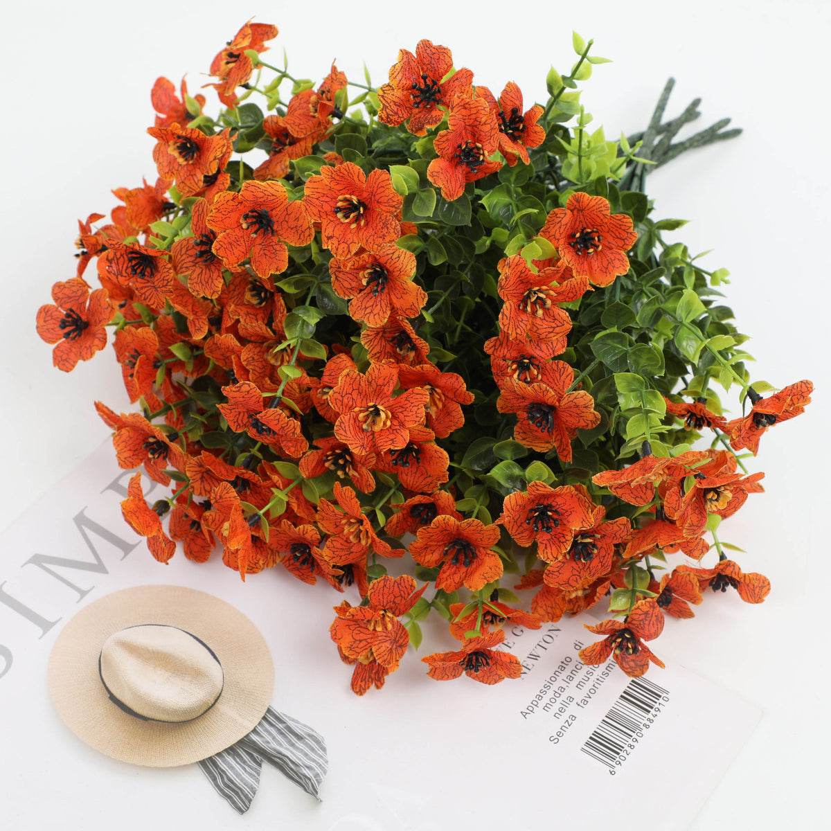 UV-Resistant Artificial Fall Flower Bouquet Set