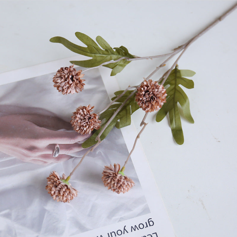 Artificial Mum & Eucalyptus Floral Arrangement