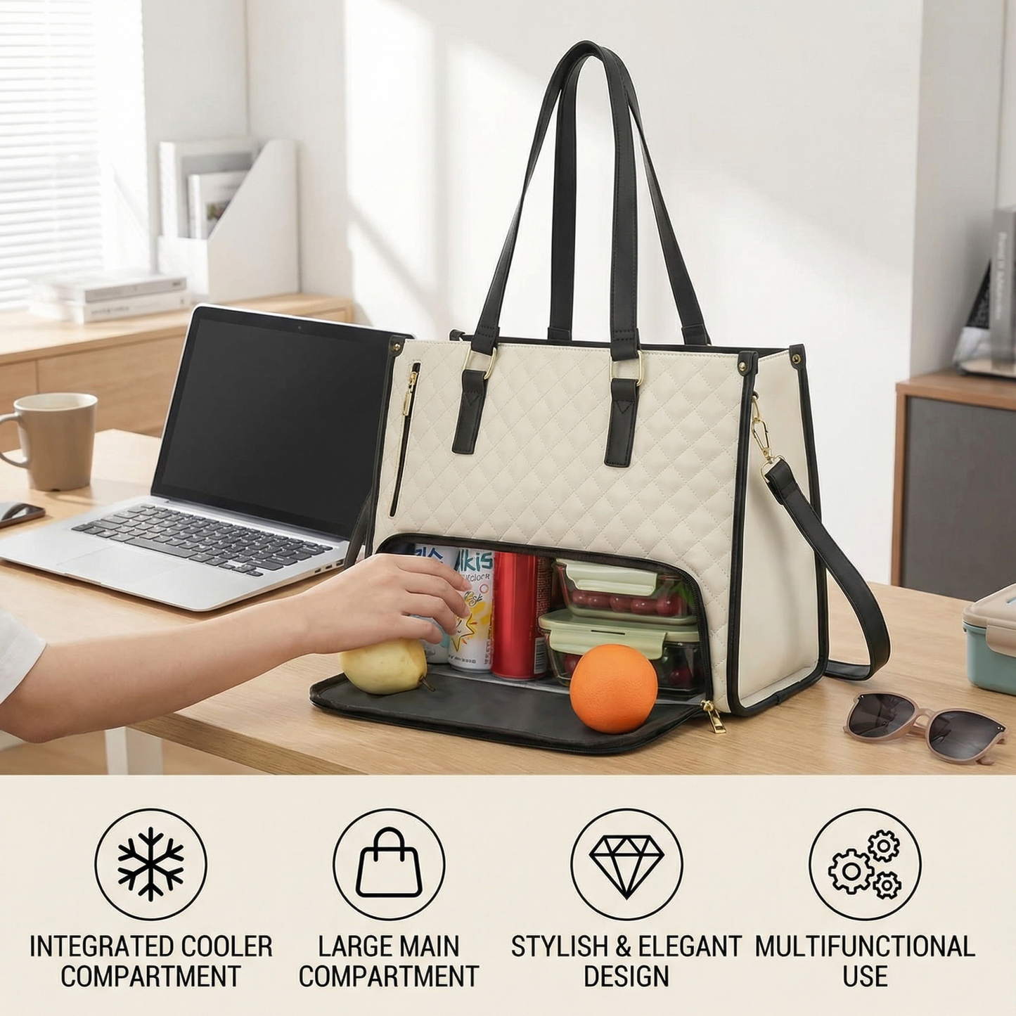 All-in-One Women’s Handbag with Integrated Cooler