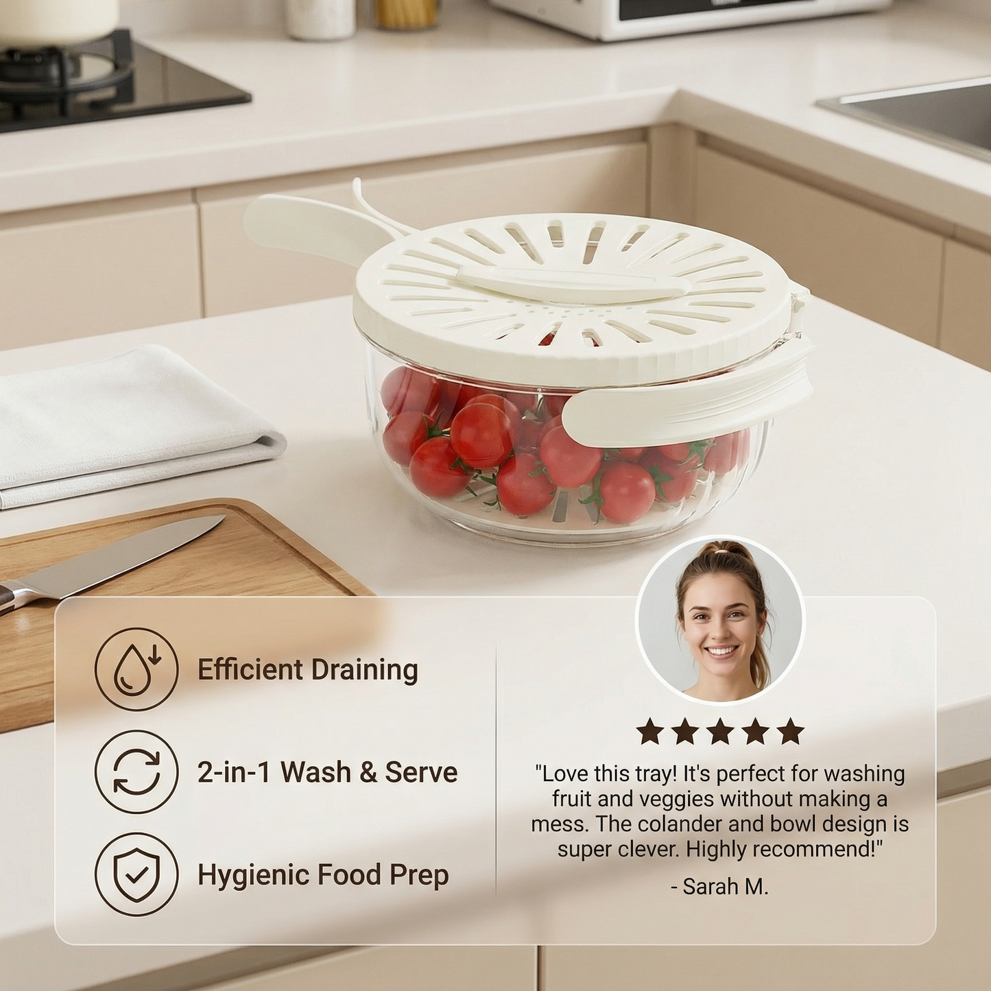 2in1 Draining Tray