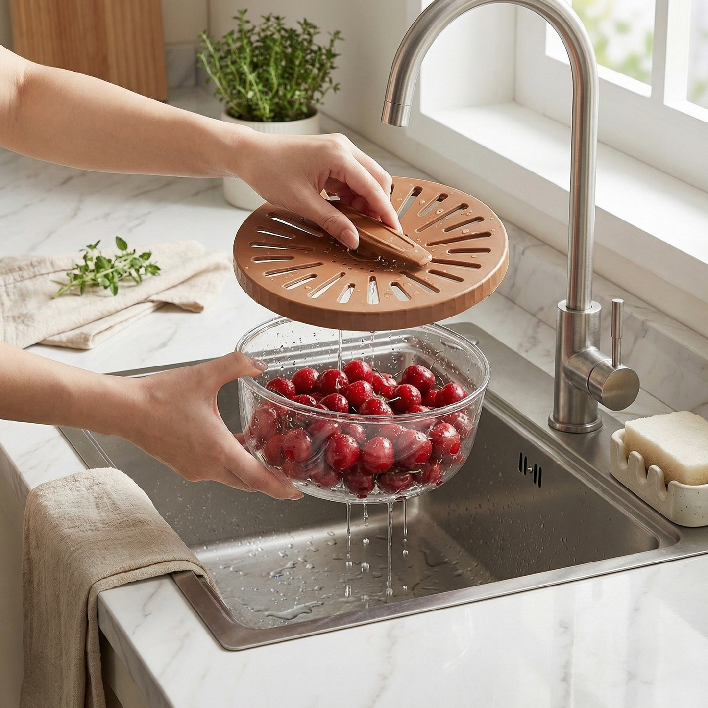 2in1 Draining Tray
