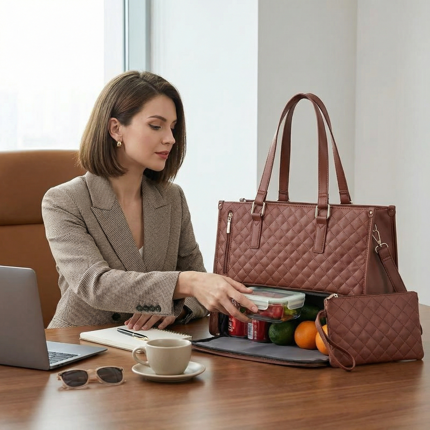 All-in-One Women’s Handbag with Integrated Cooler