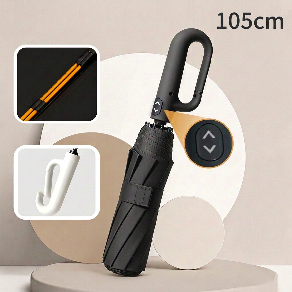 Premium Automatic Folding Umbrella for Sun & Rain – Compact & Windproof
