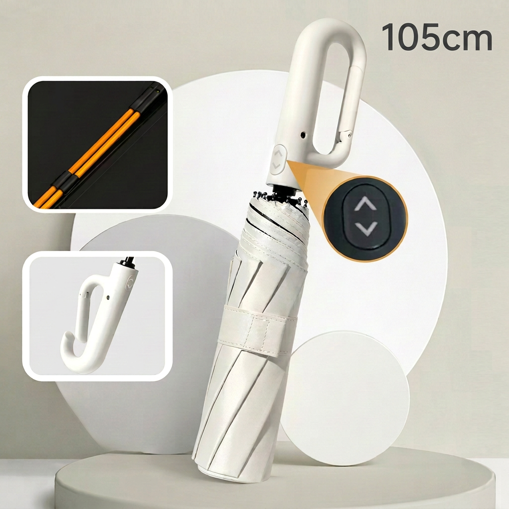 Premium Automatic Folding Umbrella for Sun & Rain – Compact & Windproof