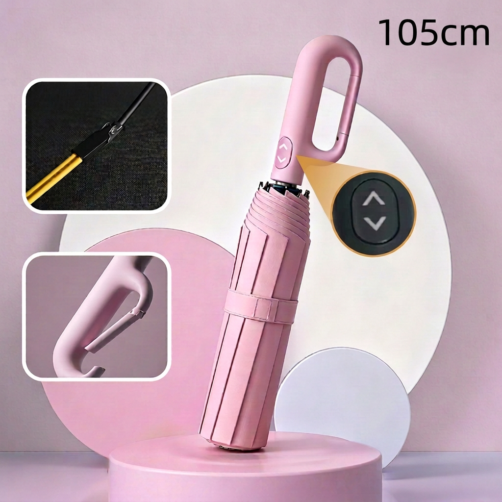 Premium Automatic Folding Umbrella for Sun & Rain – Compact & Windproof