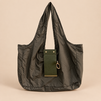 Foldable Keychain Shopping Tote Bag