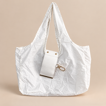 Foldable Keychain Shopping Tote Bag