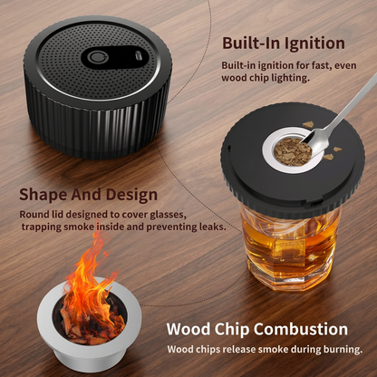 Electric Cocktail Smoker Kit - Rechargeable