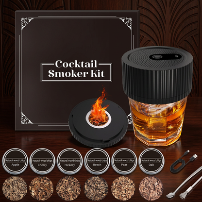 Electric Cocktail Smoker Kit - Rechargeable