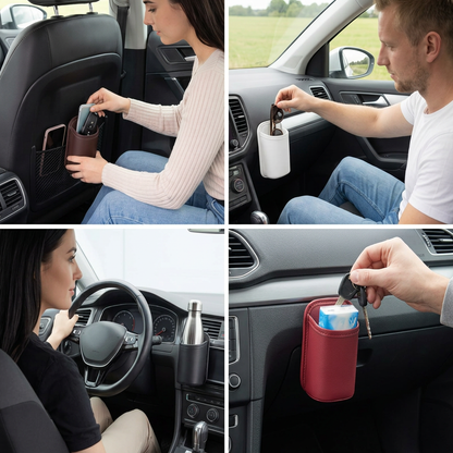 Universal Car Cup Holder & Multi-Purpose Storage Organizer for Bottles and Accessories