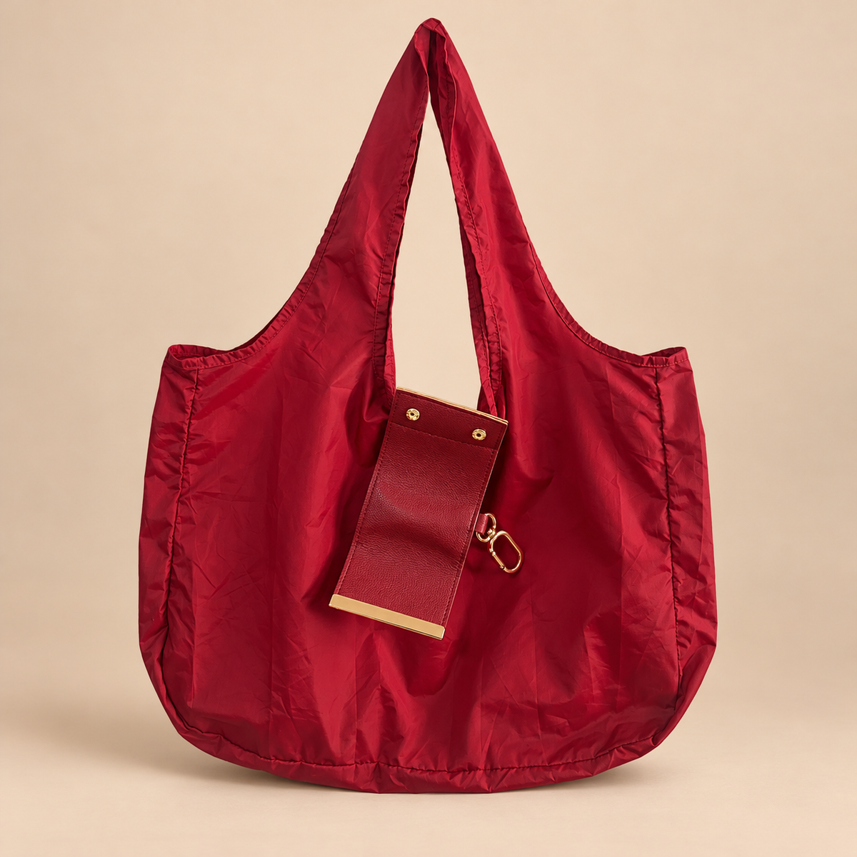 Foldable Keychain Shopping Tote Bag