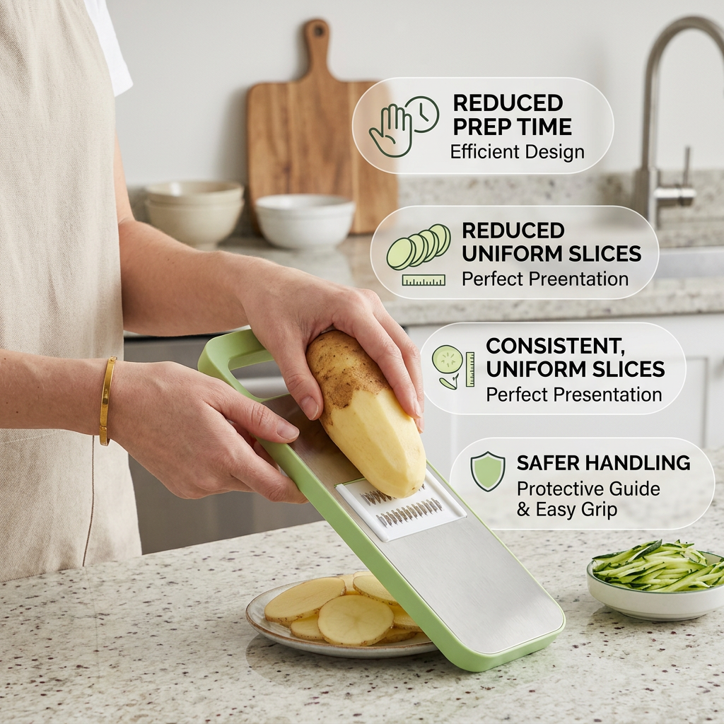 6-in-1 Multifunctional Vegetable Slicer & Grater