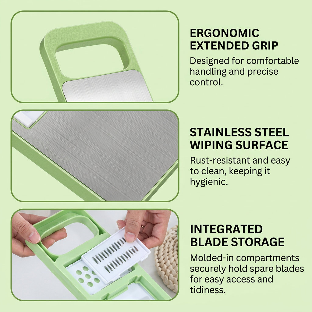 6-in-1 Multifunctional Vegetable Slicer & Grater