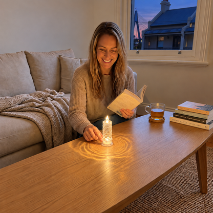 LED Flameless Candle Lamp – Cozy & Decorative Table Light