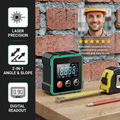 2-in-1 Digital Laser Angle Meter