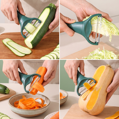 Stainless Steel Wide Vegetable Peeler & Slicer
