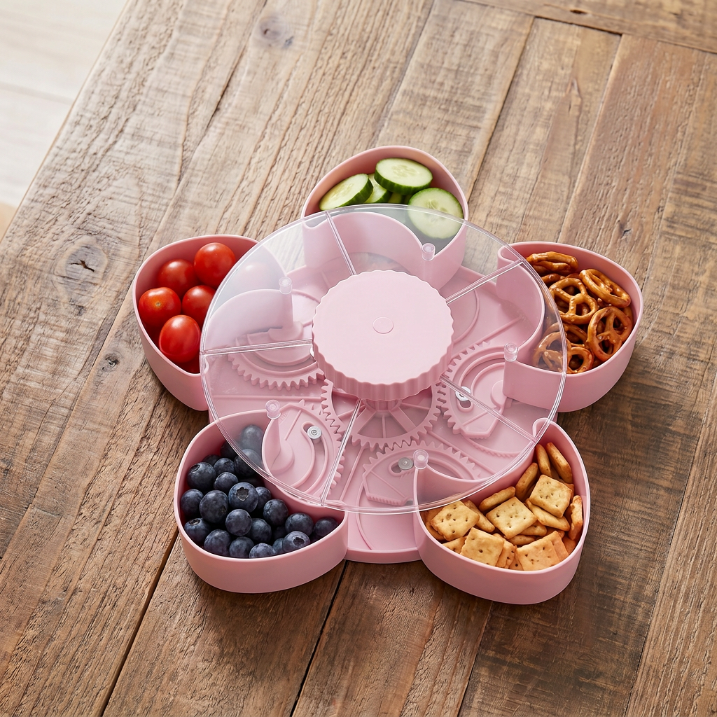 Rotating Snack Serving Tray