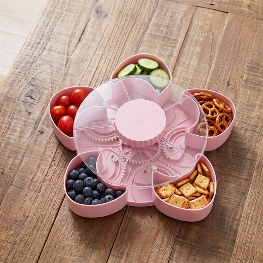 Rotating Snack Serving Tray