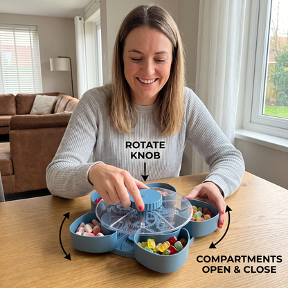 Rotating Snack Serving Tray