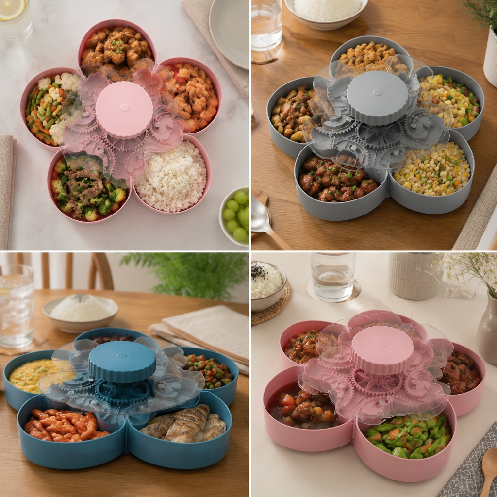 Rotating Snack Serving Tray
