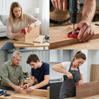 Self-Centering Doweling Jig – Precision Drill Guide