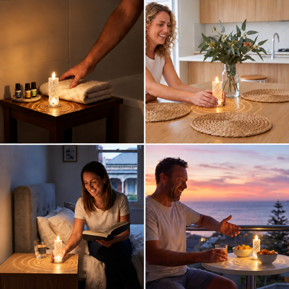 LED Flameless Candle Lamp – Cozy & Decorative Table Light